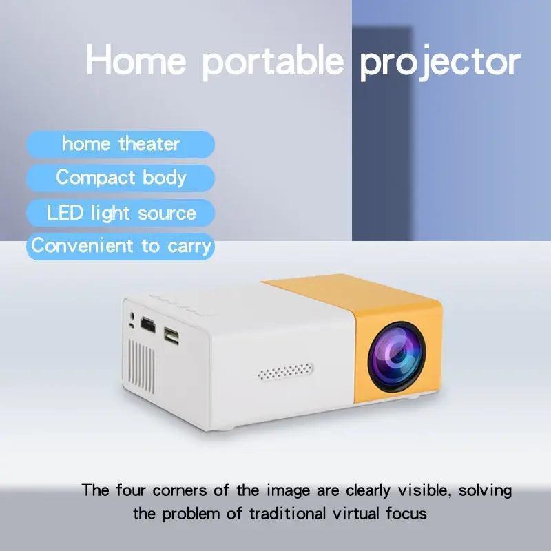 Smart Projector & Home Audio Multimedia Player – 4K HD, Wireless Streaming