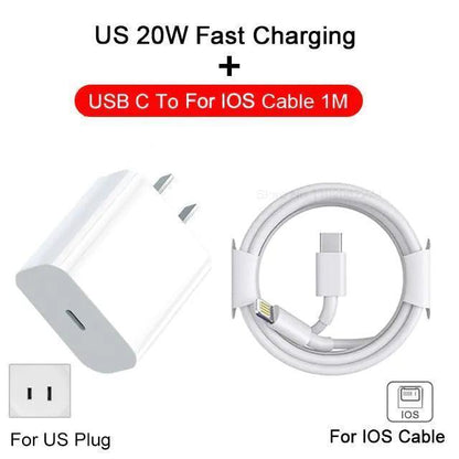 Original Apple PD 20W Charger – Ultra-Fast Charging for iPhone and Apple Devices