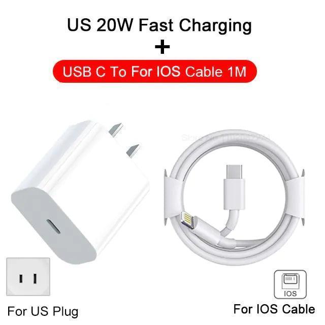 Chargeur Apple PD 20W Original – Recharge Ultra-Rapide pour iPhone et Appareils Apple