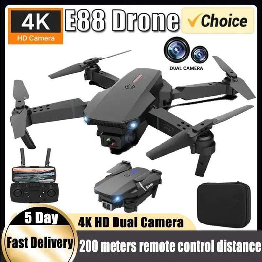 Foldable RC Helicopter with 1080P HD Camera – Capture Stunning Dual Angle Views