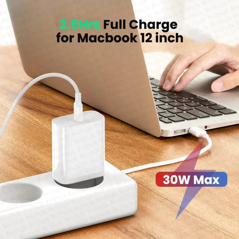 Adaptateur Chargeur 30W PD Original – Compatible avec Tous les Appareils Apple pour une Charge Rapide et Sécurisée