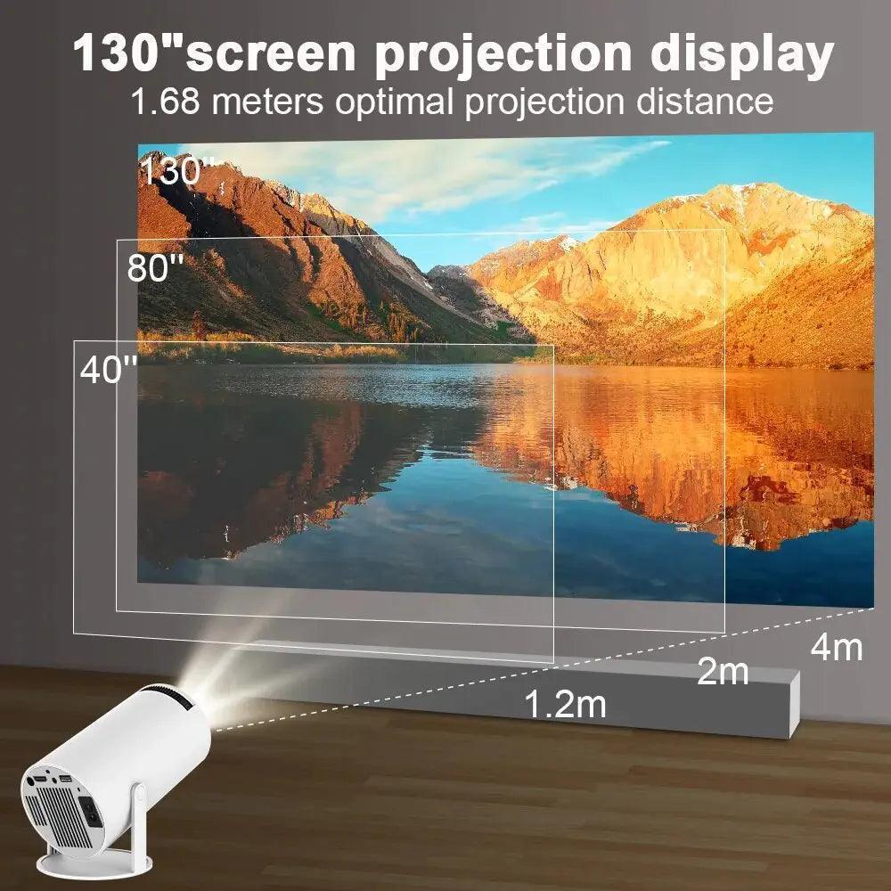 Android 11 4K Smart Projector – Ultimate Home Theater Experience